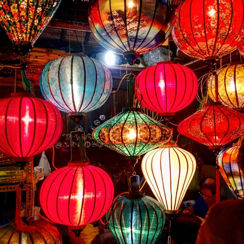 Hanging lanterns in Hoi An