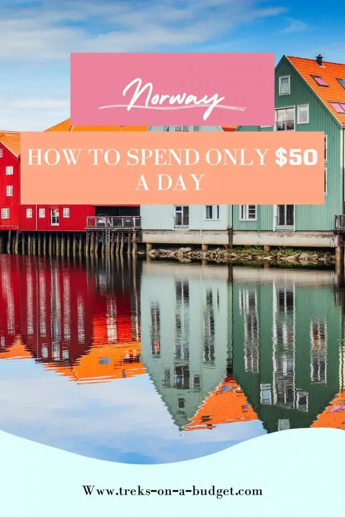 Norway trip cost pin for pinterest