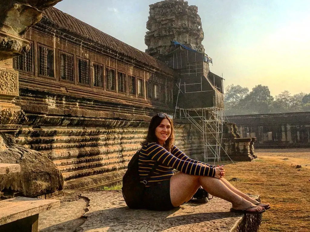Me at Angkor Wat in Cambodia 
