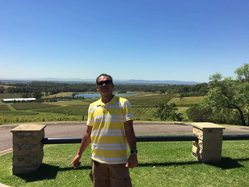 Rich at the winery