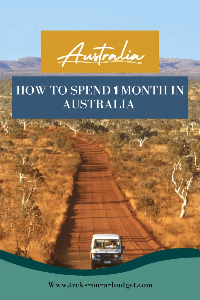 travel to australia for a month Pinterest pin